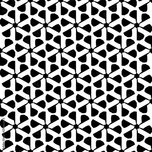 Black and white seamless pattern.