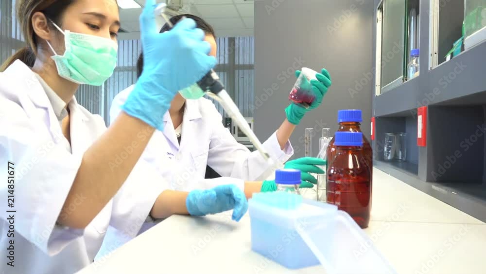 Asian scientist working in the lab,Thailand people,Experiment science and calculate the value,Researchers are research to find the results the experiment of Ophiocordyceps sinensis Asian scientist working in the lab,Thailand people,Experiment science and calculate the value,Researchers are research to find the results the experiment of Ophiocordyceps sinensis