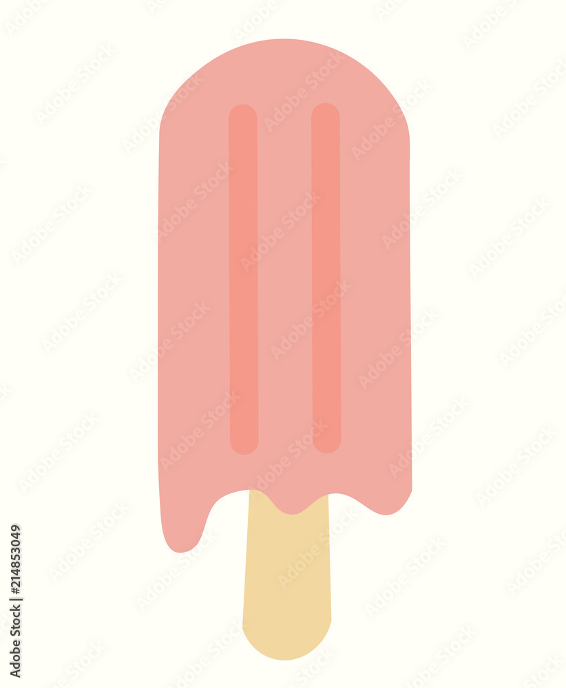 Isolated Popsicle Ice Cream.