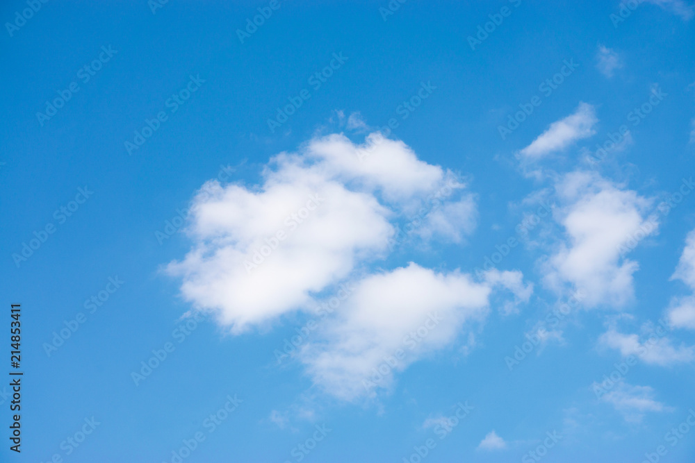 Summer background, white cloud on blue sky background Summer background, white cloud on blue sky background