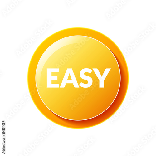 Easy button text
