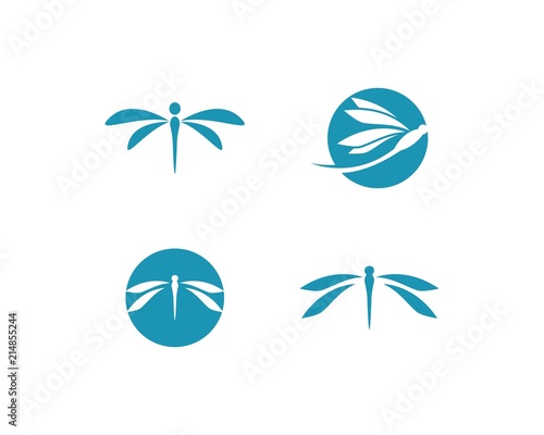 Dragonfly logo vector
