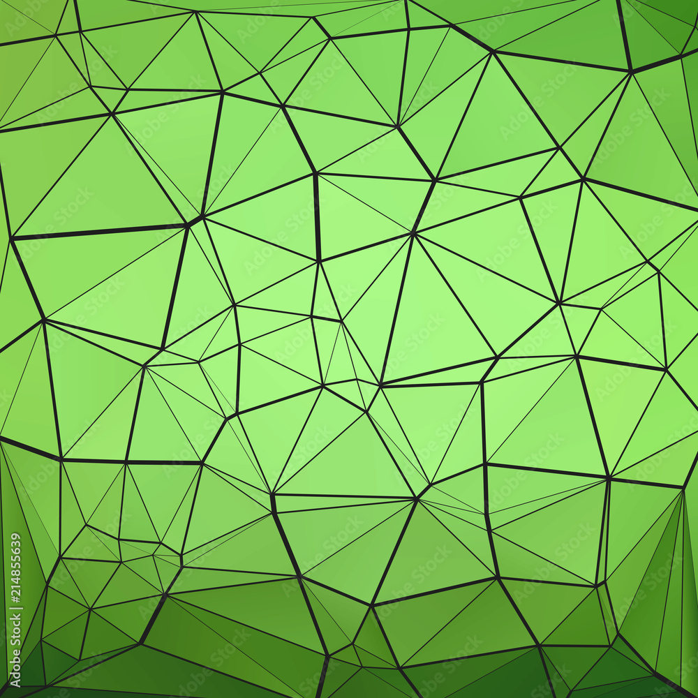 abstract polygonal background - green abstract polygonal background - green