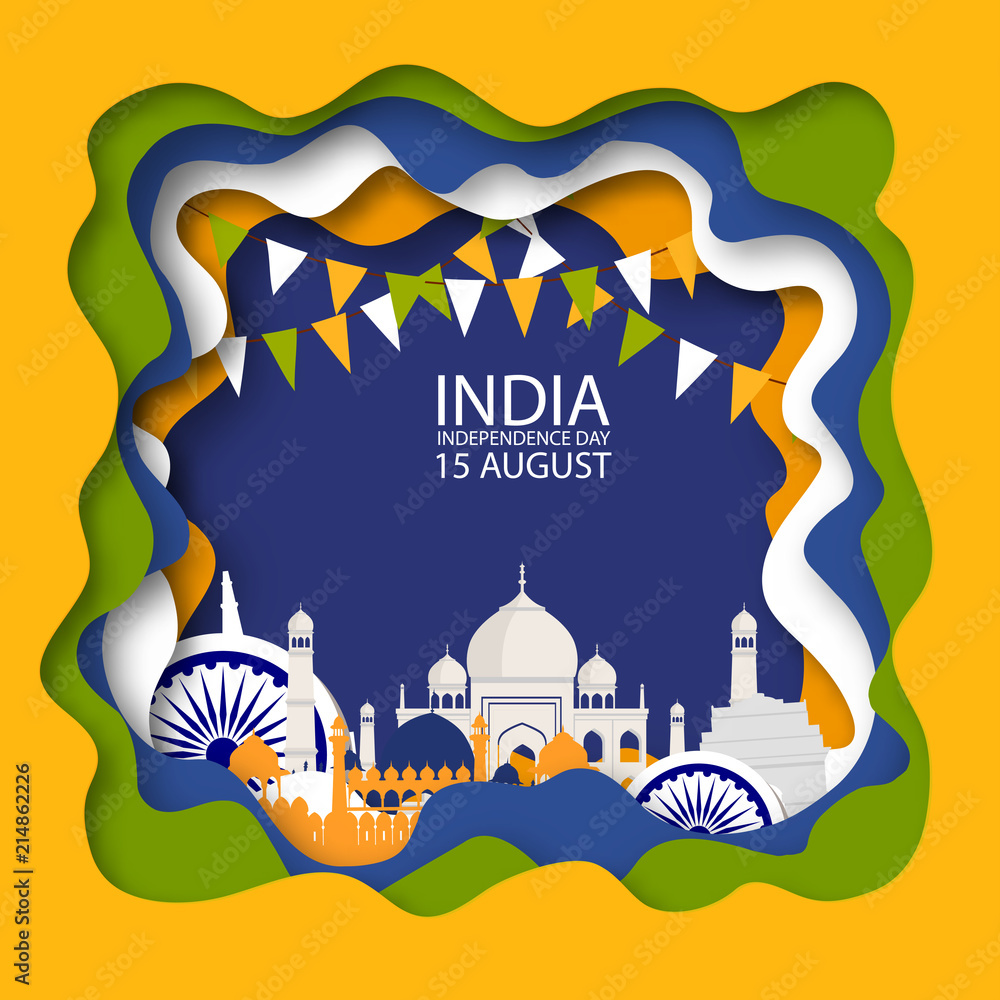 Obraz premium Indian independence day background