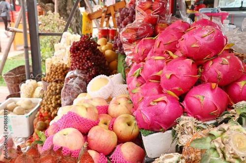 dragon fruit at street road