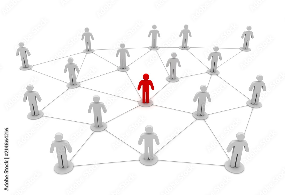 people network connections concept illustration people network connections concept illustration