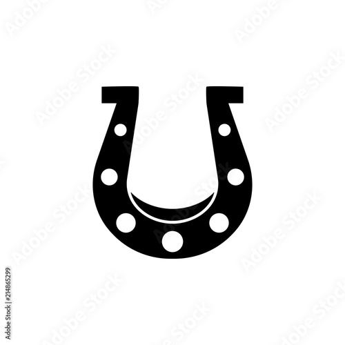 horseshoe icon. Element of wild west icon for mobile concept and web apps. Material style horseshoe icon can be used for web and mobile