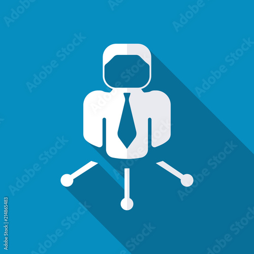 Businessman links icon