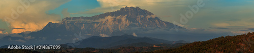 Amazing Mount Kinabalu of Sabah  Borneo   Majestic view of Mount Kinabalu