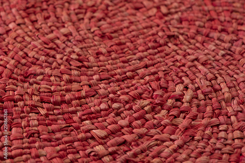 Red fabric texture