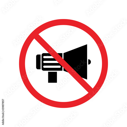 No Sound icon vector. No Sound sign Isolated on white background. Flat style for graphic design, logo, Web, UI, mobile app, EPS10
