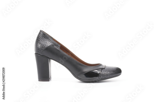 woman shoes white background