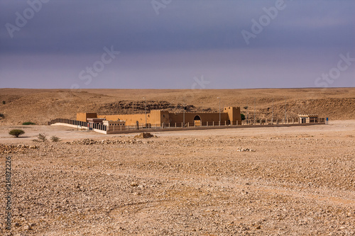 Abu Jifan Fort in the desert near Riyadh, Saudi Arabia photo