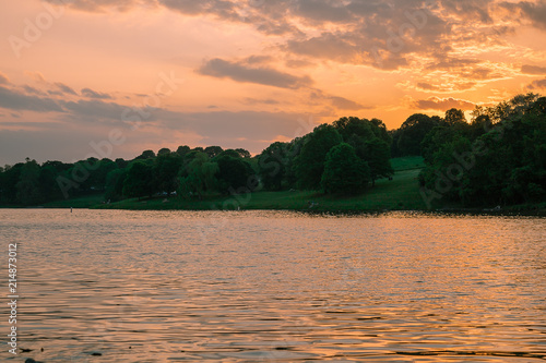 Blue Marsh Lake sunset