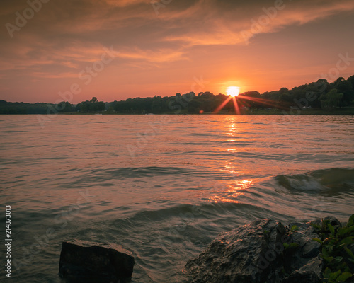 Blue Marsh Lake sunset
