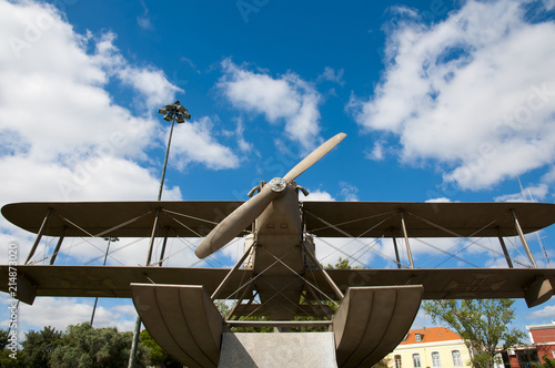 Seaplane Statue - Lisbon - Portugal photo