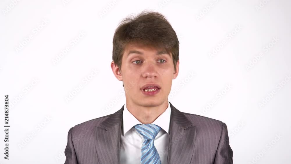 No sign, young bearded man, rejected the offer No sign, young bearded man, rejected the offer