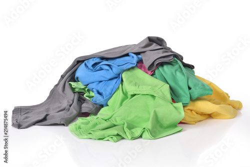 Messy and untidy clothes