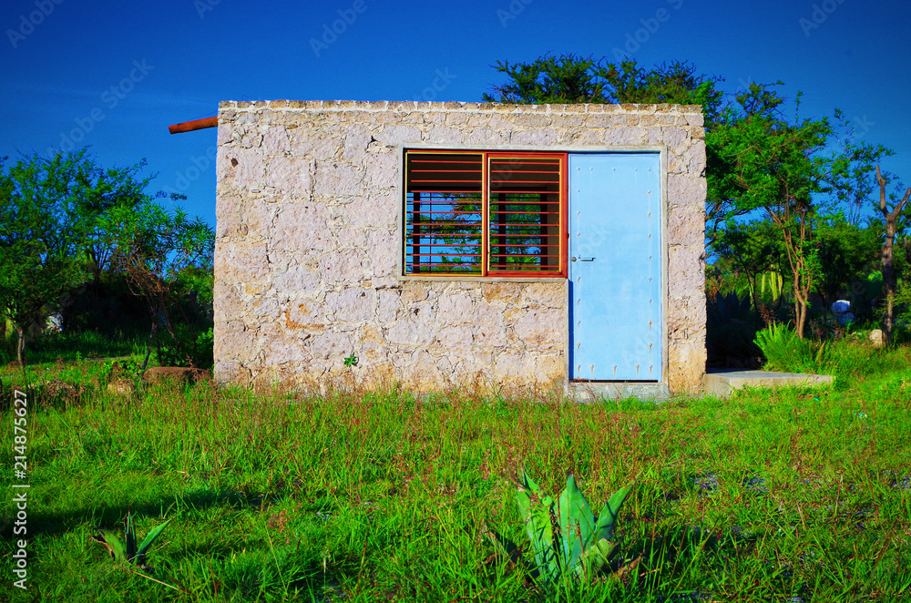 custom made wallpaper toronto digitalA small guard house in a natural park in Hidalgo Mexico.