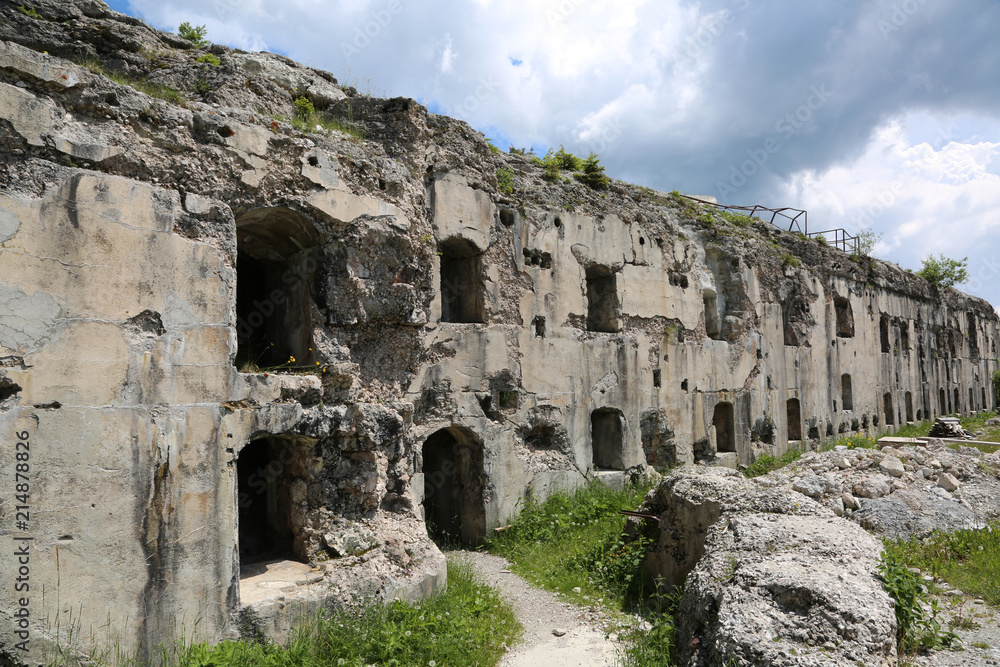 fortress of First World War by austrian soldiers called Forte So