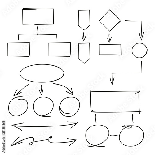 hand drawn diagram template
