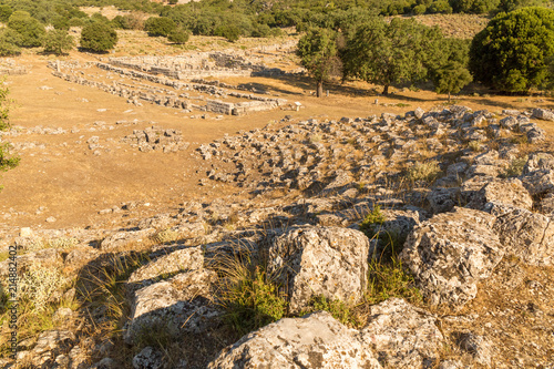 cassope ancient in the village kamarina, preveza perfecture Greece photo