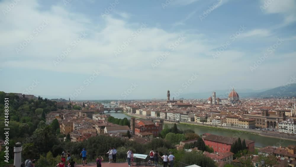 florence lookout on a beautiful tuscan day florence lookout on a beautiful tuscan day