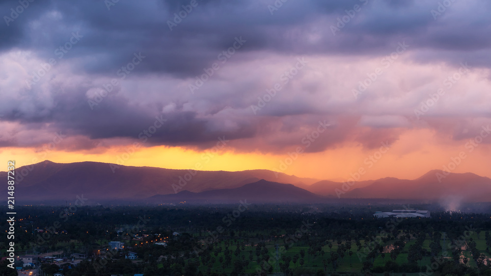 Phetchaburi landscape.