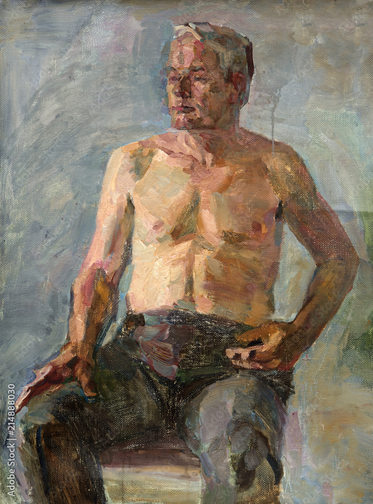 oil painting, portrait, handmade oil painting, portrait, handmade