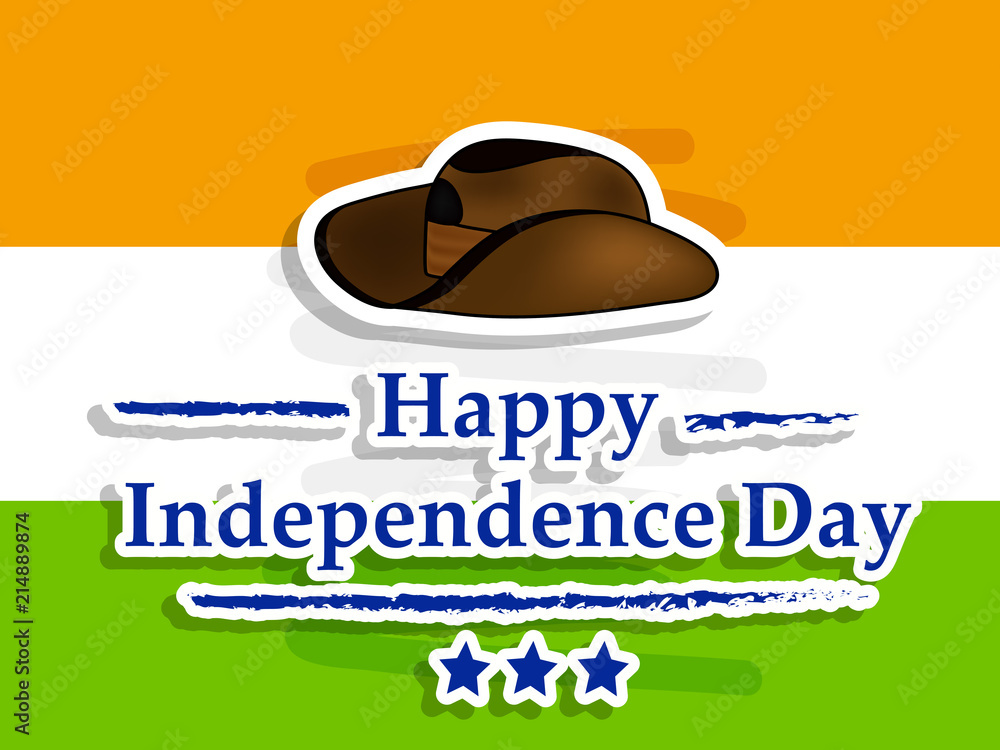 Illustration of background for Indian Independence Day Illustration of background for Indian Independence Day