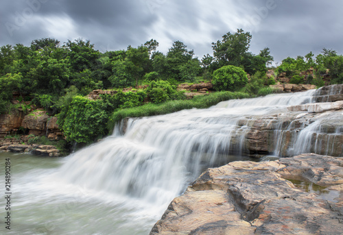 Longexpsoure  photo of a waterfalls At Goakak  India