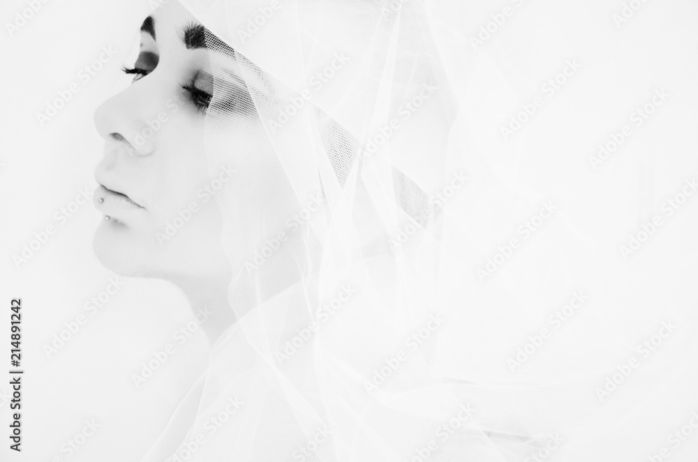 Fototapeta premium White woman