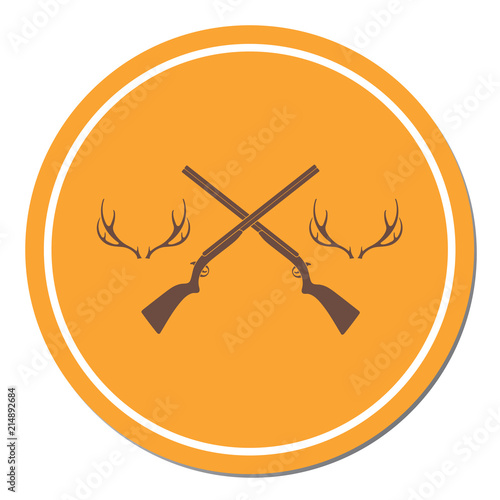 Hunting club logo icon