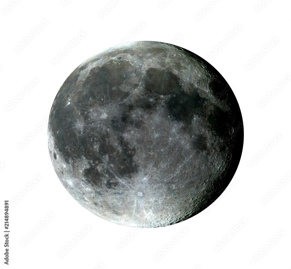 Obraz premium Full Moon isolated