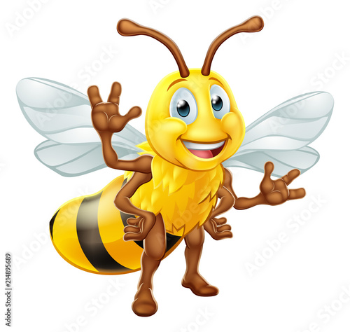 Bee Cartoon Character
