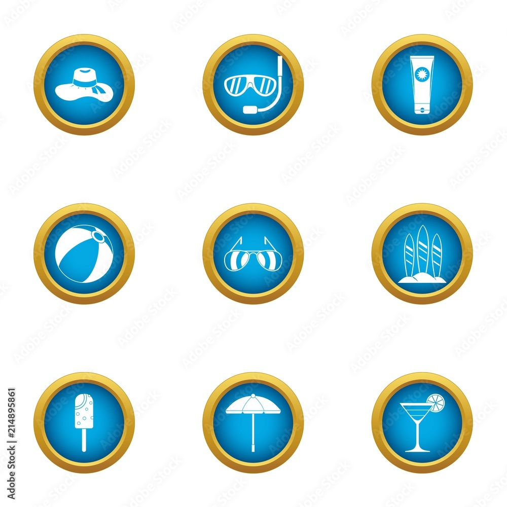 Warmth icons set. Flat set of 9 warmth vector icons for web isolated on white background Warmth icons set. Flat set of 9 warmth vector icons for web isolated on white background