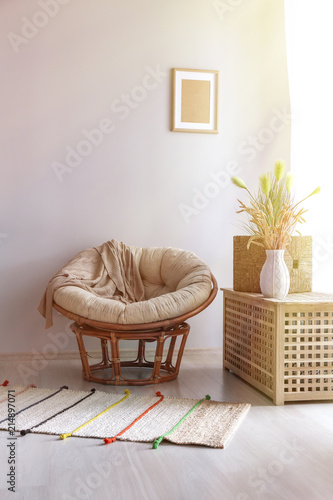 Modern interior of room wit...