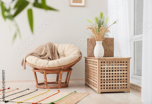 Modern interior of room wit...