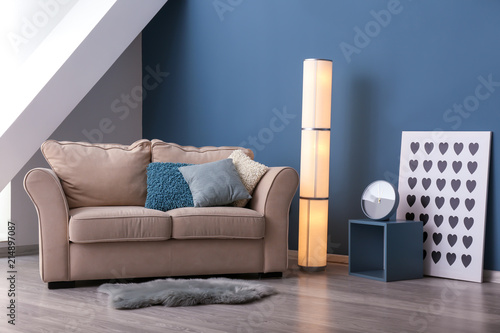 Modern interior of living r...