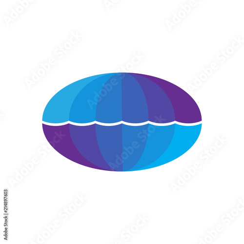 Oyster shell pearl logo