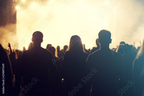 Concert crowd background 