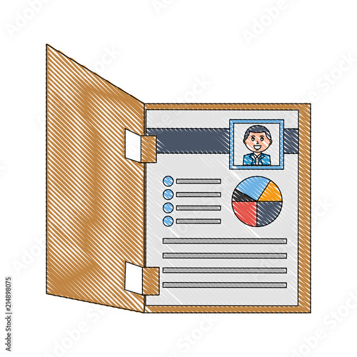 curriculum vitae isolated icon