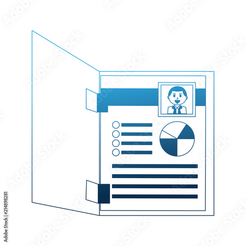 curriculum vitae isolated icon