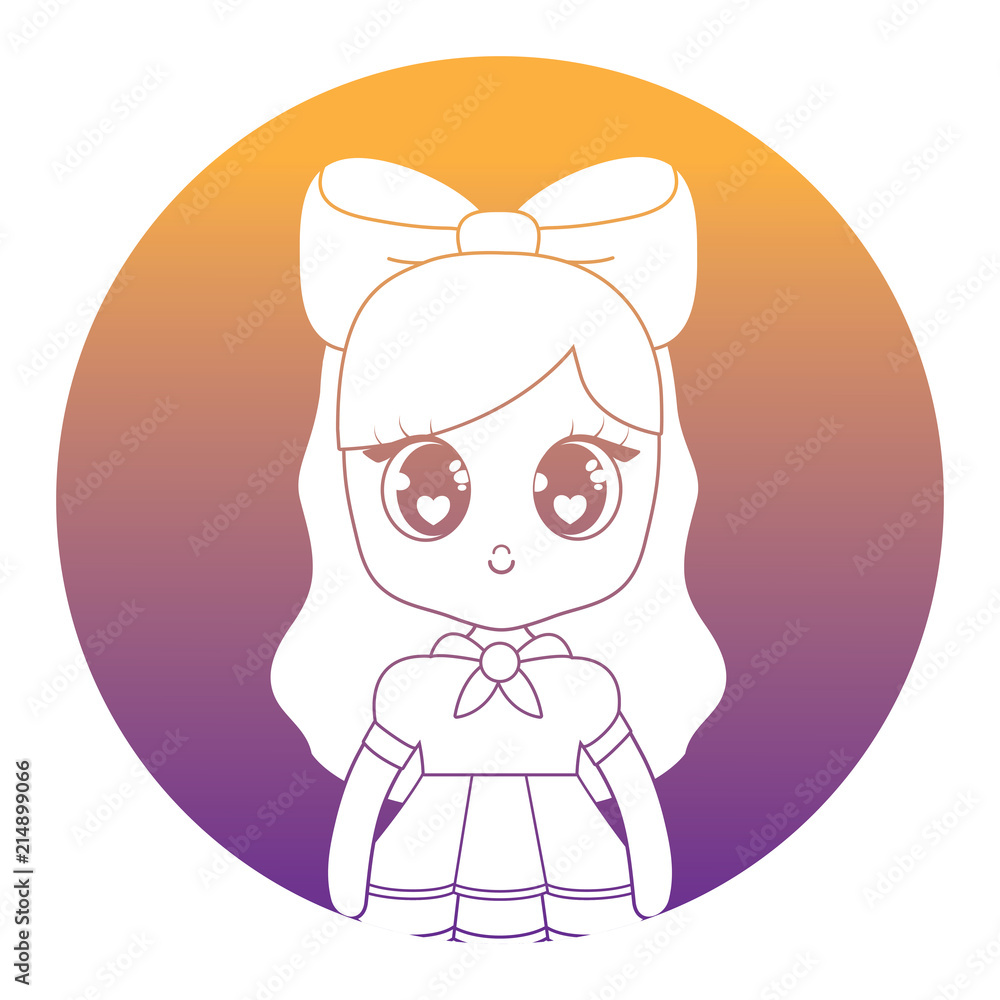Obraz premium Anime girl design