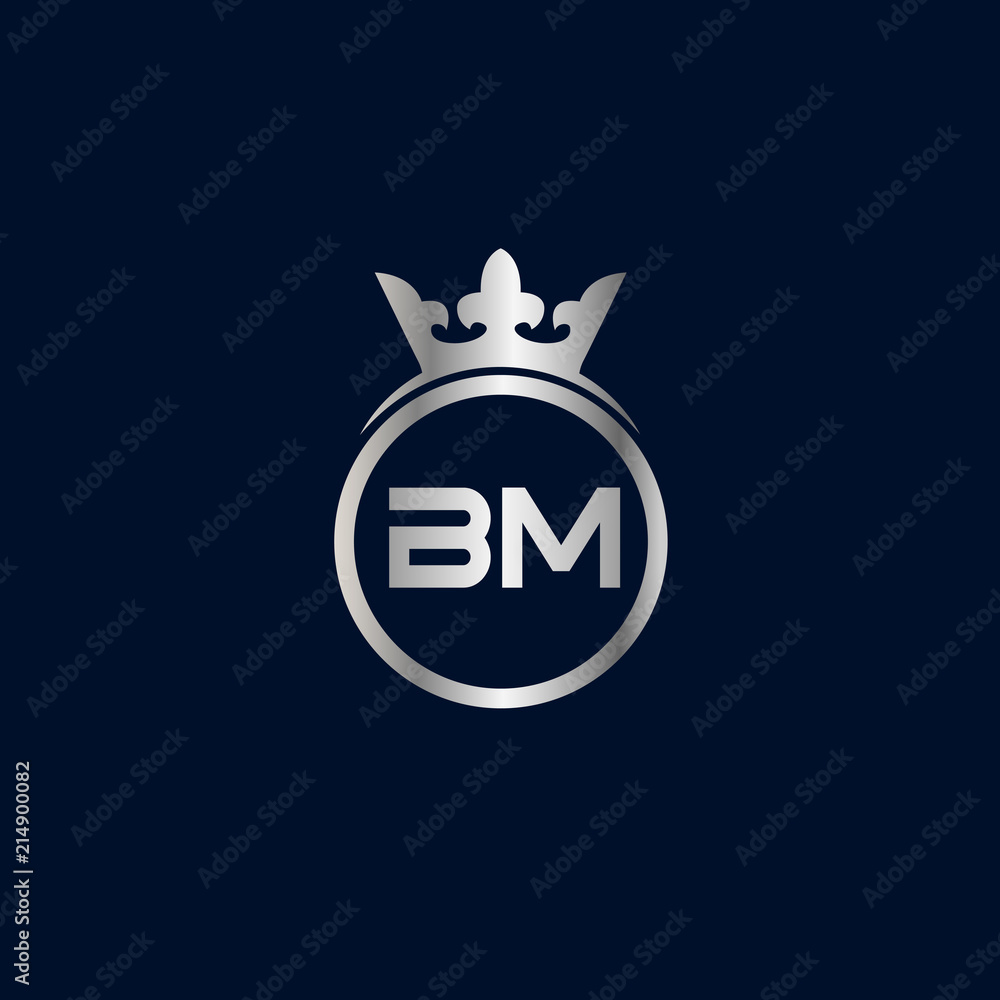Initial Letter BM Logo Template Design Initial Letter BM Logo Template Design