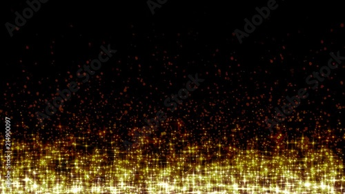 Wallpaper Mural Animated rising or flying and spreading upward and in all direction star looking sparks as if from intense magic use or a lot of glowing fire embers with mystical effects. Torontodigital.ca