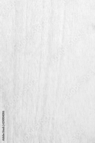 Table top view of wood texture over white light natural color background. Grey clean grain wooden floor teak panel backdrop with plain board pale detail streak finishing for chic space clear concept.