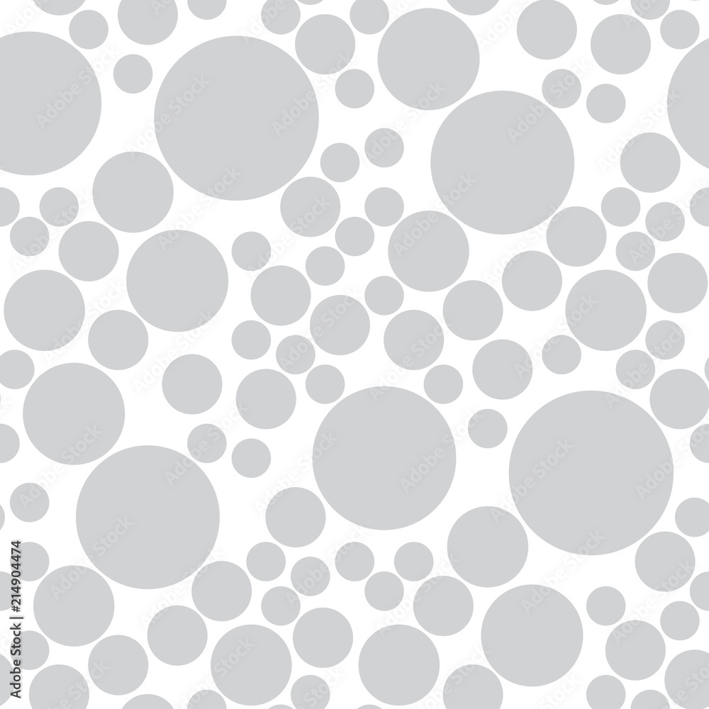 abstract seamless geometric vector circle pattern
