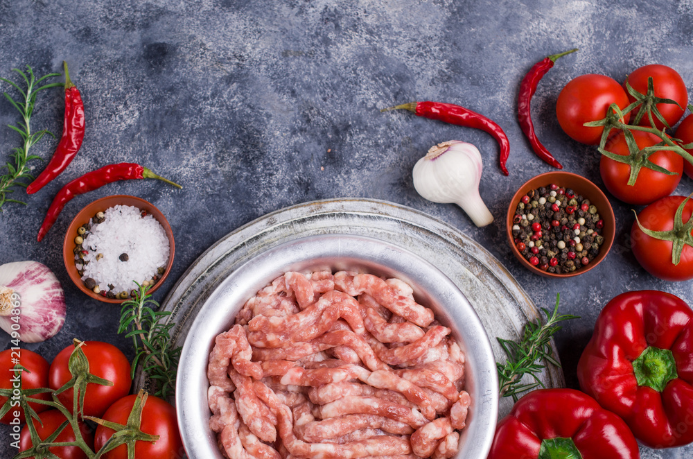 Raw minced meat Raw minced meat