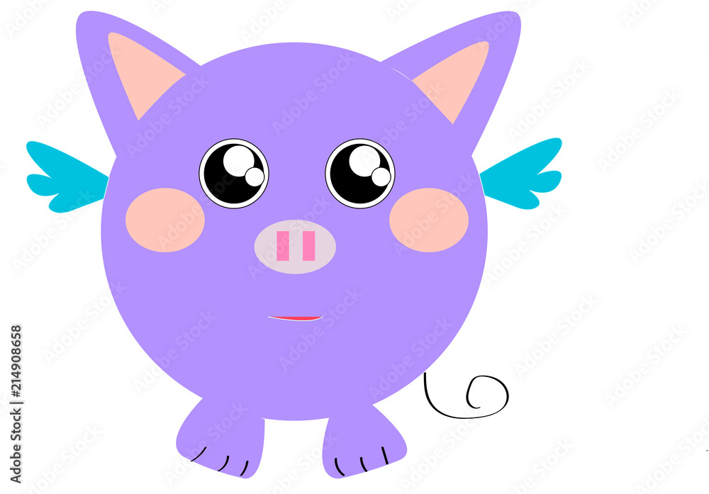 sweet pig purple sweet pig purple